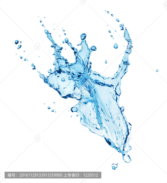 藍色的水
