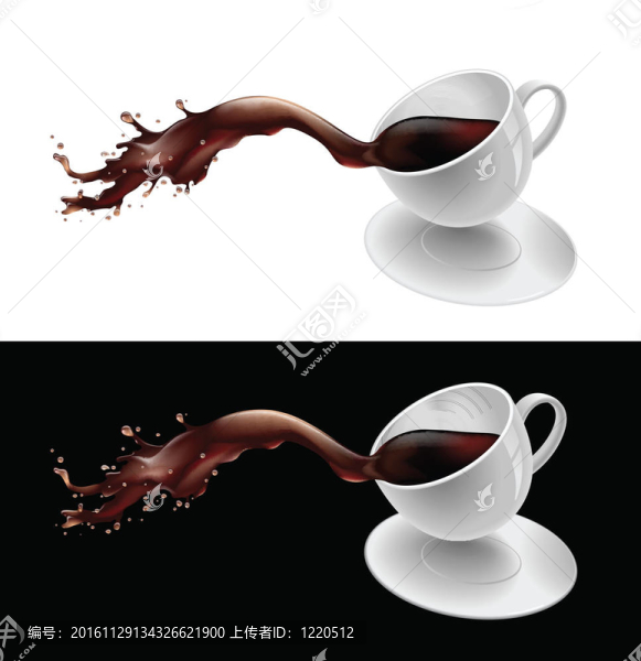 咖啡濺