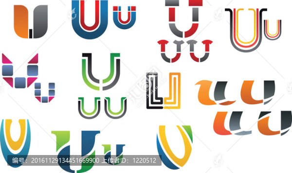 字母U