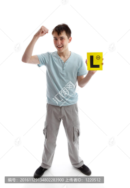 少年男孩成功之拳