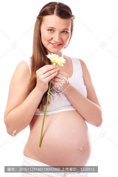 女人與花