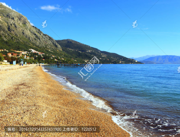 巴爾巴蒂藍(lán)旗海灘；Corfu