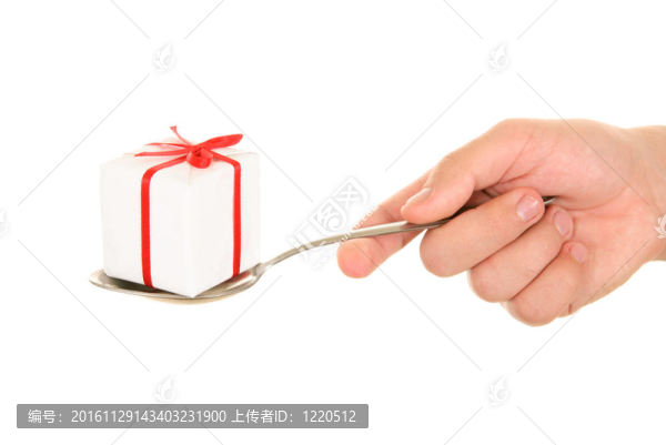 拿著禮物匙