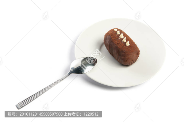 盤子上的蛋糕
