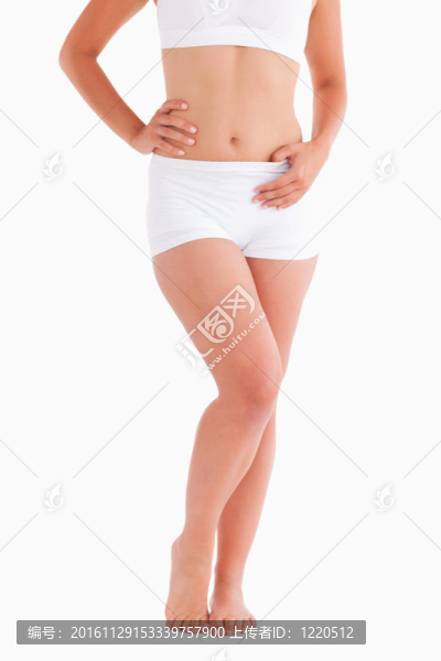 年輕的女士合影
