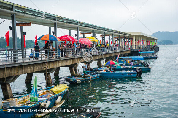 碼頭,海鮮,漁船