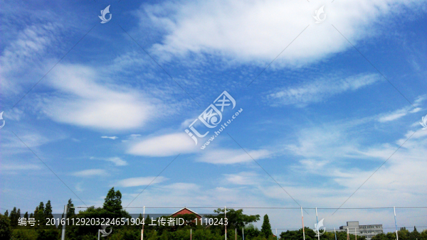 藍(lán)天白云,晴空