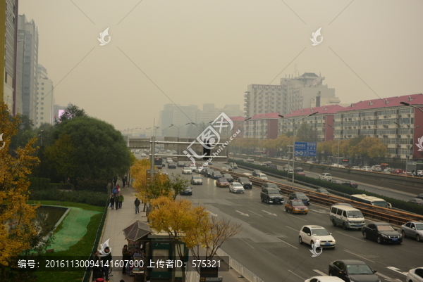 北京霧霾天