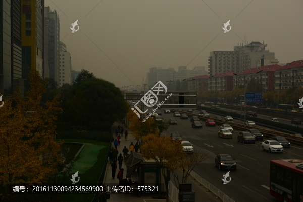 北京霧霾天