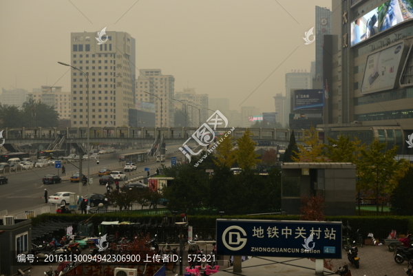北京霧霾天