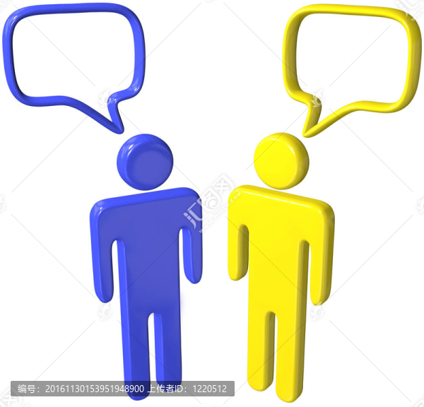 社交媒體3D人談?wù)Z音泡沫