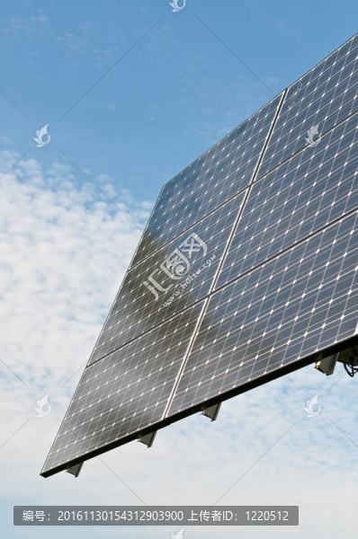 可再生能源光伏太陽能電池板陣列