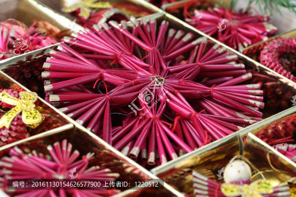 紅草圣誕飾品