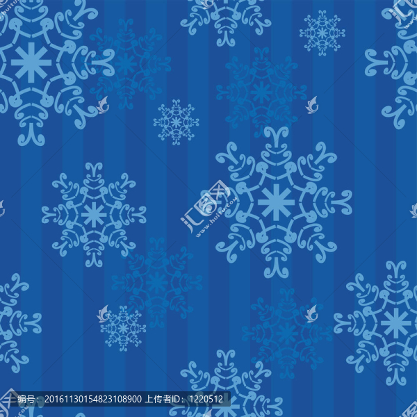 無縫背景與雪花
