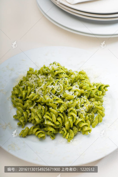 意大利意大利面食和醬