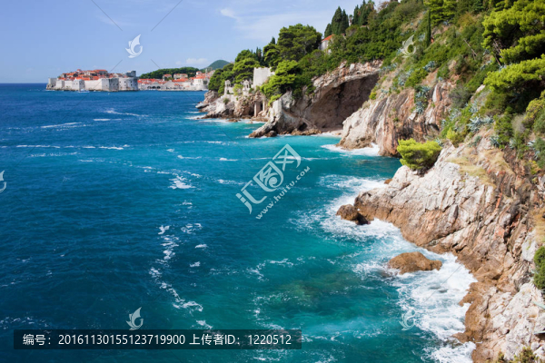 亞得里亞海的海岸線
