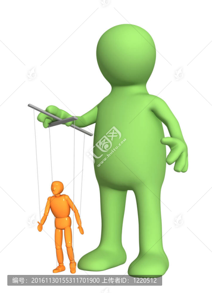 3D木偶；管理一個小娃娃