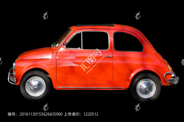 黑色背景紅車