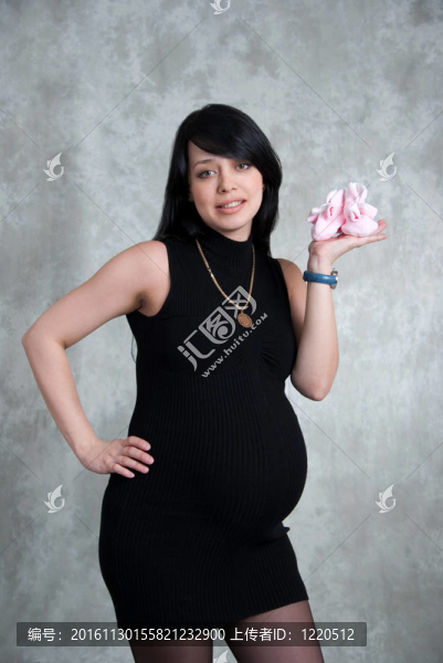 懷著孩子形象的孕婦