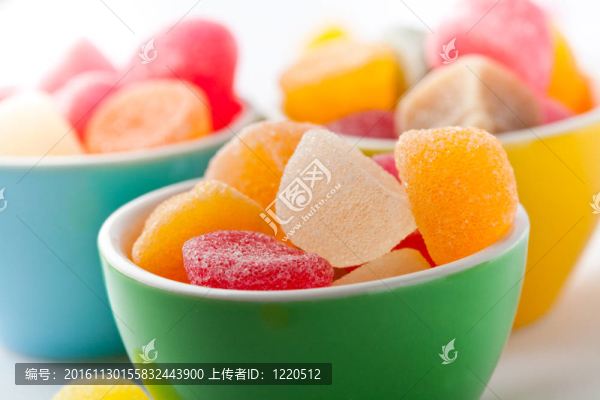 五顏六色的糖果