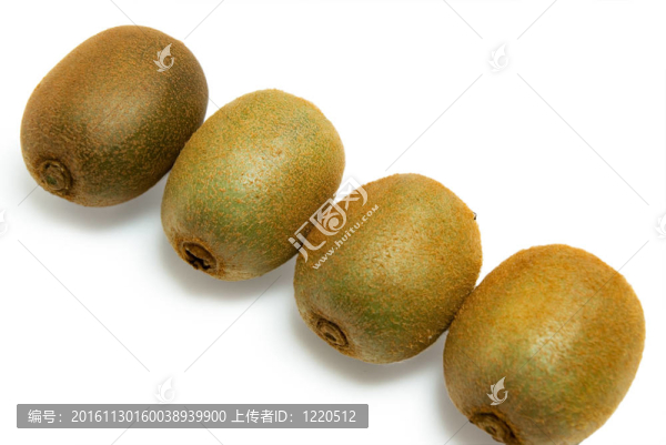 獼猴桃組在白色背景上分離