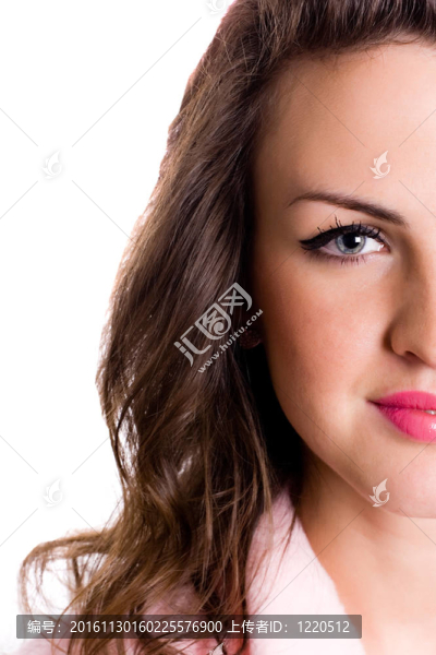 漂亮的深色的女人