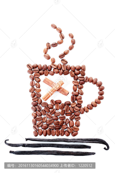 一杯有香料的咖啡