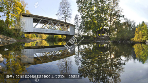 漢娜廊橋俄勒岡全景
