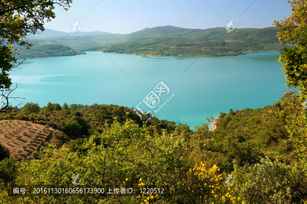 在圣克洛伊島湖景觀