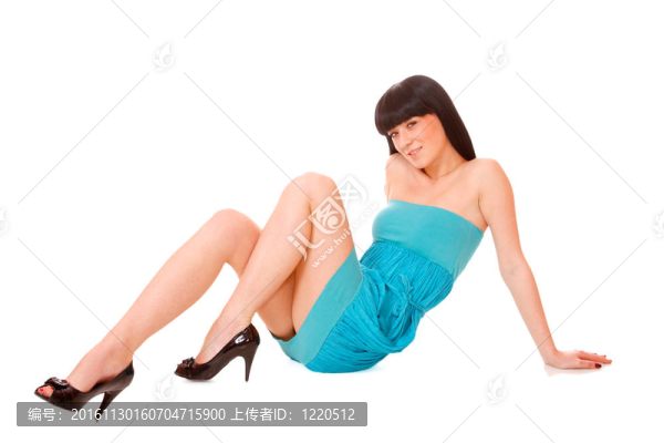 一個自信的年輕女性的肖像