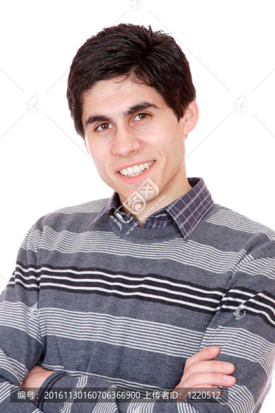 年輕的休閑男人肖像