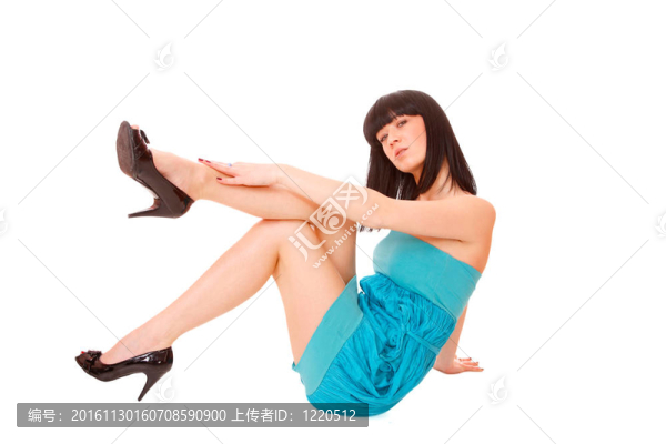 一個自信的年輕女性的肖像
