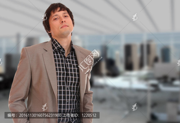 辦公室里的商人