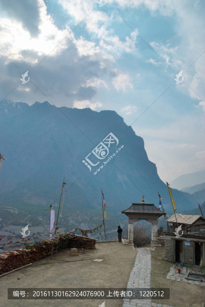 喜馬拉雅山藏族村。