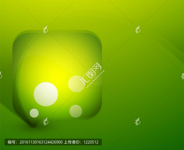 玻璃語音氣泡背景