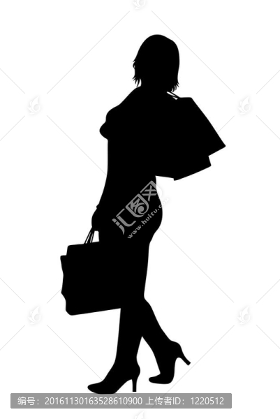 女人的剪影