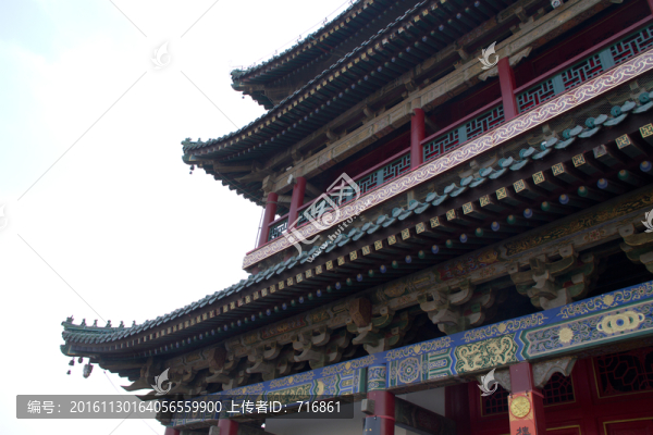 飛檐翹角,西安鐘樓局部