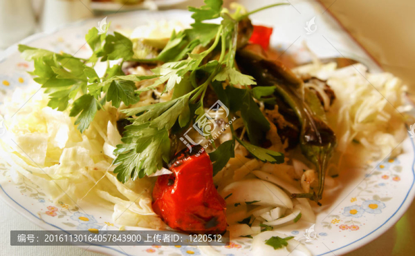 咖喱羊肉沙拉