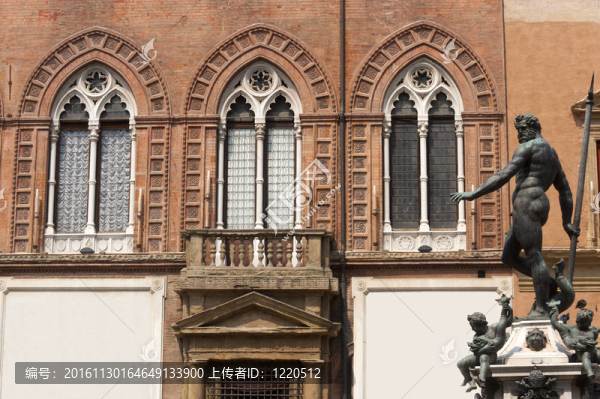 博洛尼亞（Emilia,Romagna；意大利）海王星的青銅雕像（gianbologna；1565）