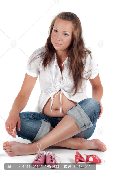 美麗的孕婦