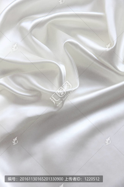 光滑典雅的白色絲綢婚禮背景