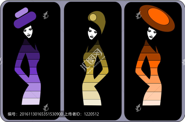 復(fù)古的女人