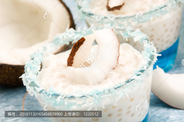 椰子布丁珍珠荔枝果凍