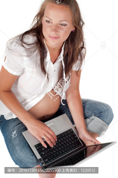 美麗的孕婦