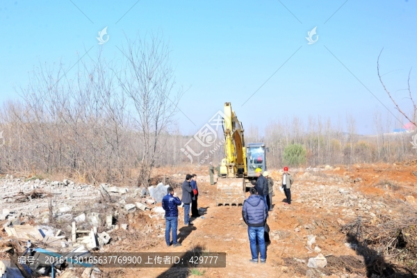 建筑工地,工地視察