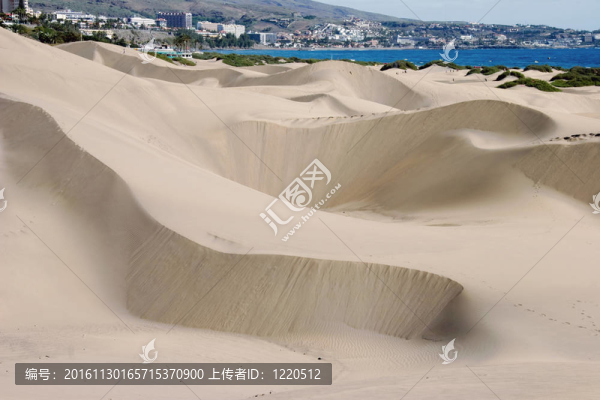 從近馬斯帕洛馬斯大加那利島沙丘