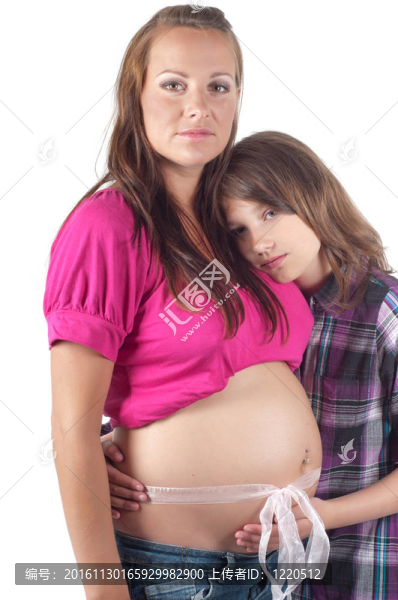 美麗的孕婦