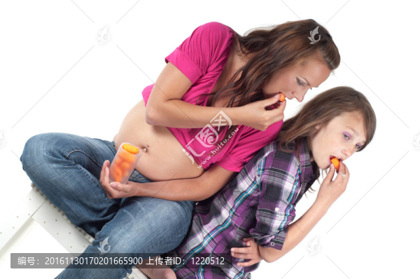 美麗的孕婦