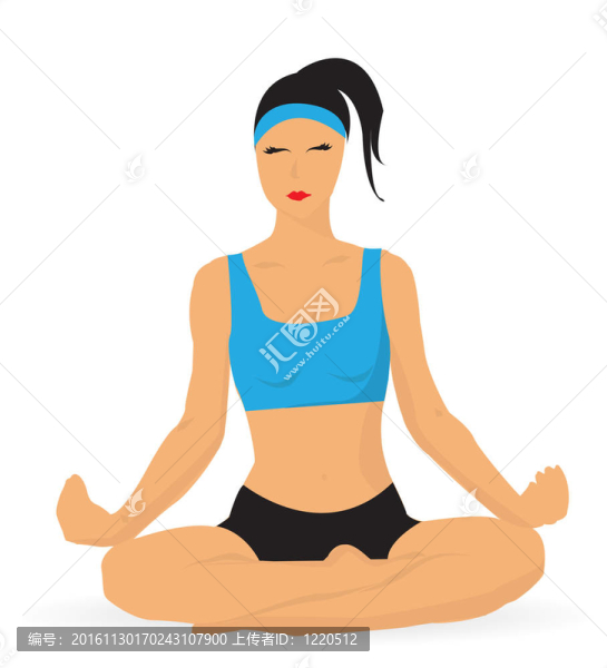 年輕女士練習(xí)瑜伽