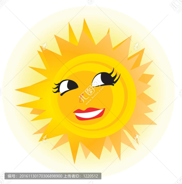 太陽的臉。
